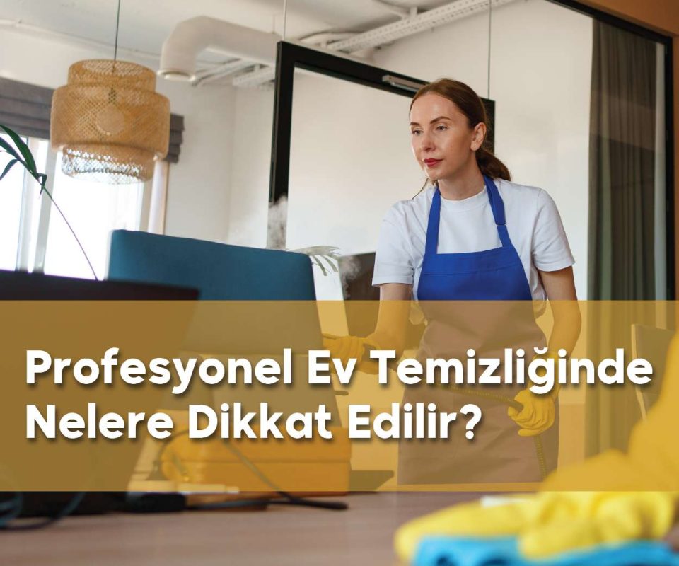 profesyonel ev temizliğinde nelere dikkat edilir?